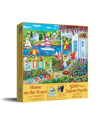 House on the Water 500 piece Jigsaw Puzzle for Adults Weekend Sale