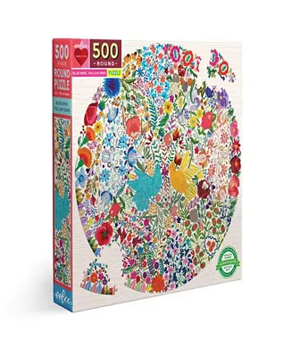 Buy Direct Piece and Love Blue Bird Yellow Bird Adult Round Jigsaw Puzzle