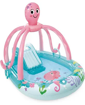 Friendly Octopus Inflatable Play Center Water Slide New Release