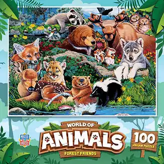 MasterPieces World of Animals - Forest Friends 100 Piece Jigsaw Puzzle Trending