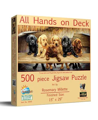 All Hands on Deck 500 piece Jigsaw Puzzle for Adults Budget