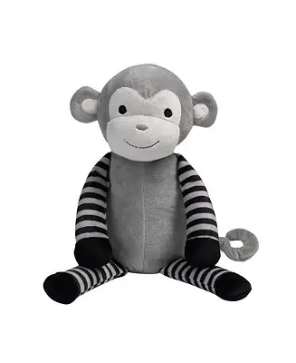 Jungle Fun Gray/Black Plush Monkey Stuffed Animal - Bingo Fresh Stock