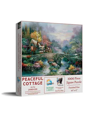 Peaceful Cottage 1000 piece Jigsaw Puzzle for Adults Genuine