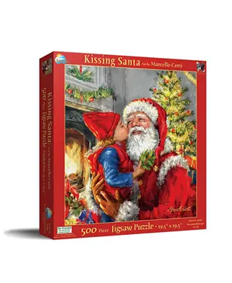 Kissing Santa 500 piece Jigsaw Puzzle for Adults Christmas New Arrival
