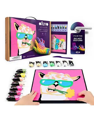 Free Returns OKTO Air-Dry Clay by Numbers – 29x29 Lama (11.4 x 11.4 in)