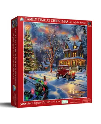Family Time at Christmas 500 piece Jigsaw Puzzle for AdultsChristmas Warranty Included