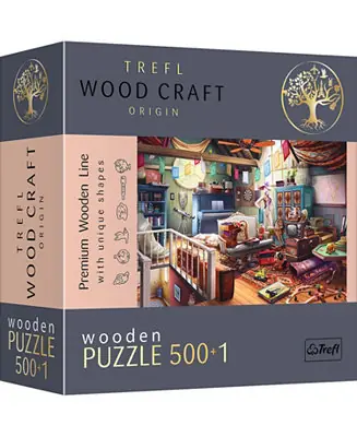 Free Shipping Wood Craft 501 Piece Wooden Puzzle - Treasures in the Attic