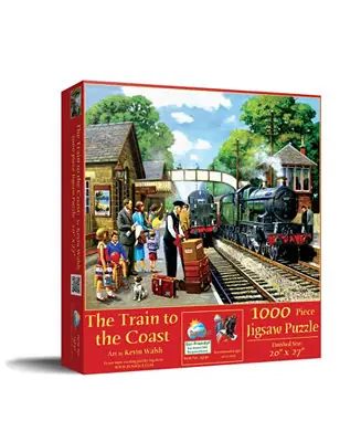 The Train to the Coast 1000 piece Jigsaw Puzzle for Adults Price Drop
