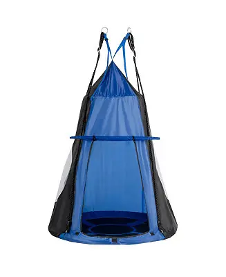 Order Now Kids 2-in-1 40 Inch Hanging Chair Detachable Swing Tent