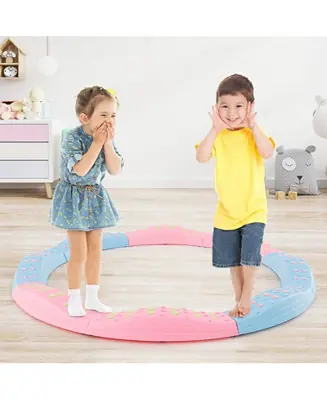 Colorful Kids Wavy Balance Beam with Textured Surface and Non-slip Foot Pads Exclusive Offer