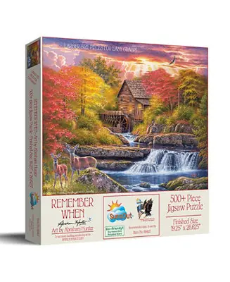 Best Seller Remember When 500 piece Jigsaw Puzzle for Adults Large Pieces