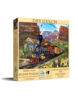 Dry Gulch 1000 piece Jigsaw Puzzle for Adults Large Pieces Authentic