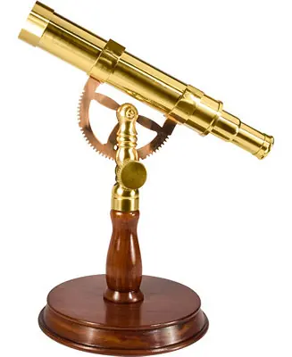 Limited Time 6x30 Spyscope, Anchormaster with Mahogany Desktop Pedestal