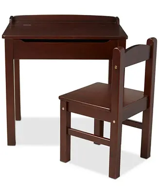 Top Rated Wooden Lift-Top Desk & Chair - Espresso