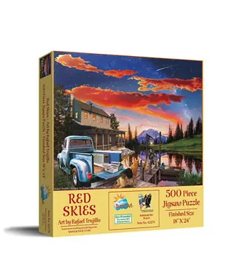 Trending Red Skies 500 piece Jigsaw Puzzle for Adults
