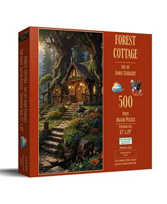 Fast Shipping Forest Cottage 500 piece Jigsaw Puzzle for Adults