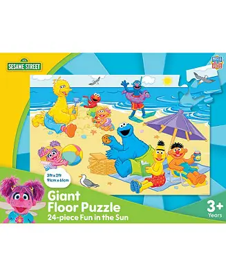 MasterPieces Sesame Street Fun in The Sun 24 Piece Floor Jigsaw Puzzle Holiday Sale