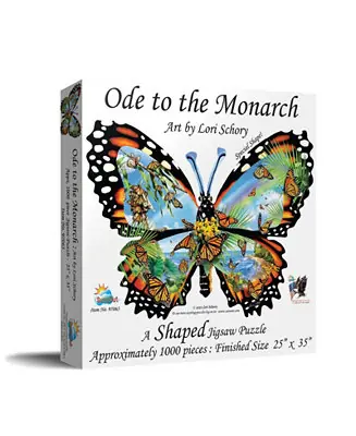 Instant Buy Ode to the Monarch 1000 piece Jigsaw Puzzle for Adults Special Shape