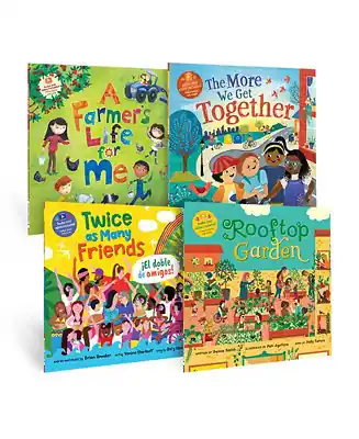 Final Sale 1st Grade Friendship and Community Book Bundle, Set of 4