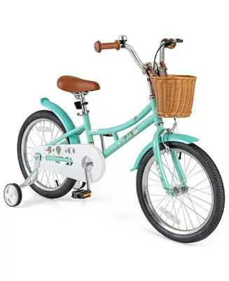 16/18 Inch Kids Bike with Training Wheels, 2 Brake System, and Adjustable Seat for Ages 4-8 Must Have