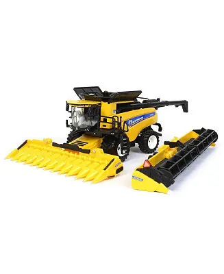 1/64 Prestige New Holland CR9.90 Combine With Folding Cornhead & Draper Header, One Time Production 45th Anniversary Time-Limited
