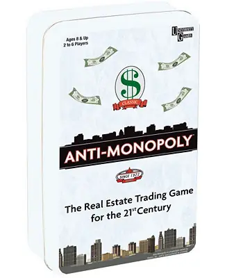 Clearance Anti-Monopoly Game Travel Tin