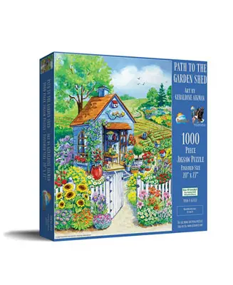 Path to the Garden Shed 1000 piece Jigsaw Puzzle for Adults Direct From Manufacturer