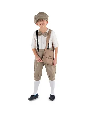Kids Vintage News Costume Set Big Sale