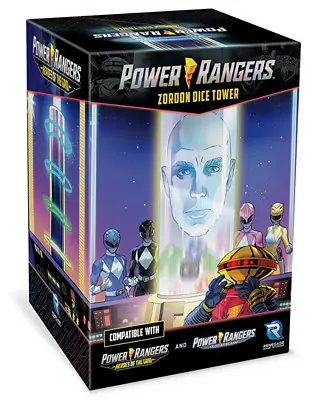 Best Seller Power Rangers Zordon Dice Tower Gm Screen Compatible with Power Rangers Roleplaying Game Power Rangers Heroes of The Grid, Game Accessory