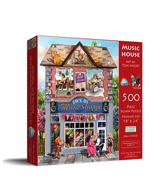 Worldwide Shipping Music House 500 piece Jigsaw Puzzle for Adults