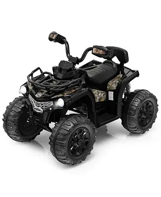 Free Returns 12V Kids Ride On ATV Electric 4-Wheeler Quad 2 Speeds with Mp3 & Headlights
