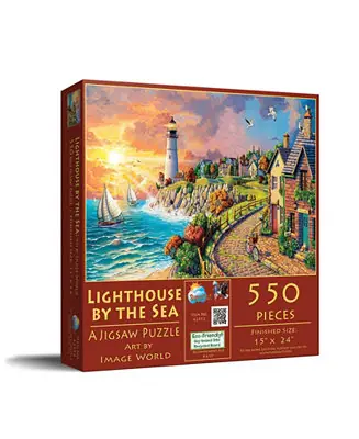 Lighthouse by the Sea 550 piece Jigsaw Puzzle for Adults Special Discount