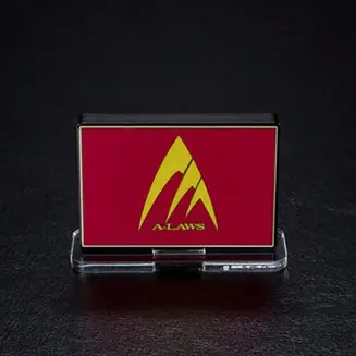 - Gundam - Bandai Logo Display: A-Laws Symbol Crafted
