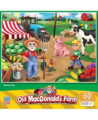 Wholesale Old MacDonald's Farm - Market Day 60 Piece Jigsaw Puzzle