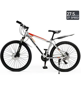 Editor’s Pick 27.5-Inch 27-Speed Mountain Bike for Adults with Dual Disc Brakes & Suspension Fork for Modern Adventure