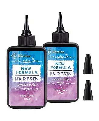 200g UV Resin - New Formula Crystal Clear Solar Cure Sunlight Activated Hard UV Resin Kit for Jewelry Making, Casting and Coating DIY Crafts Don’t Miss Out