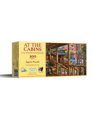 Price Drop At The Cabins 300 piece Jigsaw Puzzle for Adults