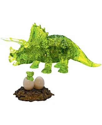 Final Sale 3D Crystal Triceratops Baby Puzzle Set, 61 Pieces