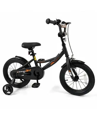 Premium Kids Training Bike with Adjustable Seat Dual Brake System and Rubber Tires