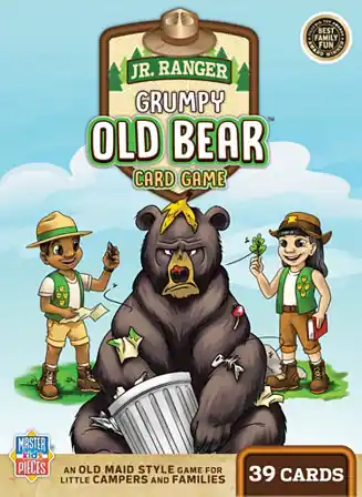 Modern MasterPieces - Jr Ranger - Grumpy Old Bear Card Game for Kids