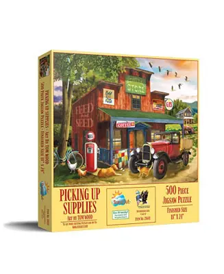 Seasonal Sale Picking Up Supplies 500 piece Jigsaw Puzzle for Adults