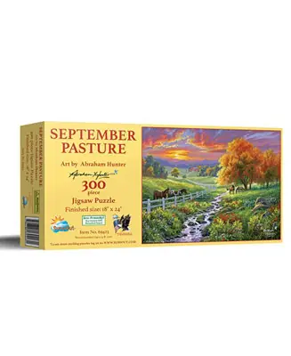 Handmade September Pasture 300 piece Jigsaw Puzzle for Adults