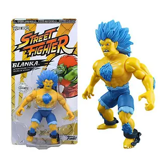 One Day Deal Savage World Street Fighter Vinyl Figure | Blanka Yellow (Chase Figure)