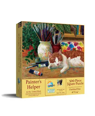 Painter's Helper 500 piece Jigsaw Puzzle for Adults Certified