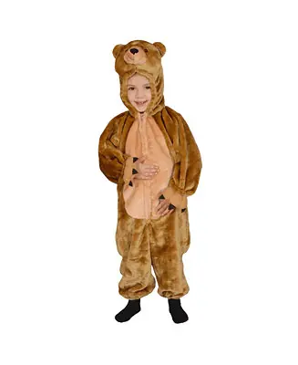 Brand New Toddler Brown Bear Jumpsuit Costume