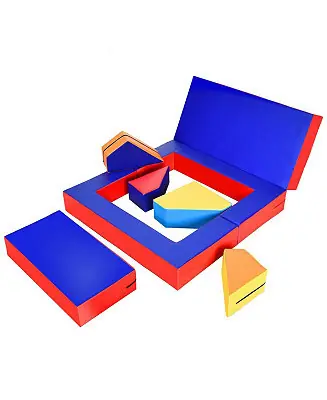 Next Day Delivery 8-Piece Foam Crawl Climb Playset for Toddlers 4-in-1 Kids Play Equipment