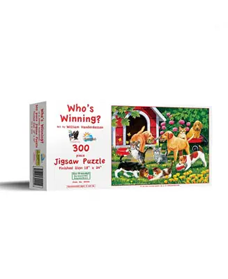 Free Returns Who's Winning 300 piece Jigsaw Puzzle for Adults