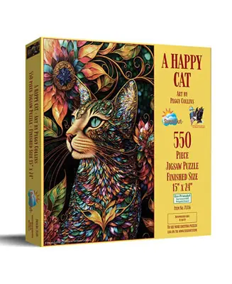 Editor’s Pick A Happy Cat 550 piece Jigsaw Puzzle for Adults