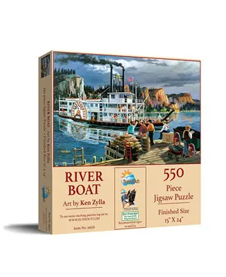 Riverboat 550 piece Jigsaw Puzzle for Adults Bargain