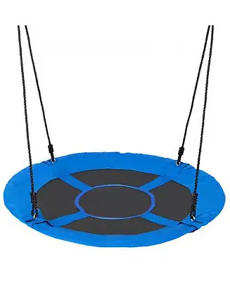 Toddler Oxford Fabric Tree Saucer Swing Outdoor Hanging Swing for Backyard and Garden Save Now